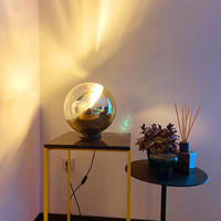 TISCHLAMPE Fairy Goldfarben/Bronze Ø 30cm - Bronzefarben, Glas (30/30cm) - s.luce