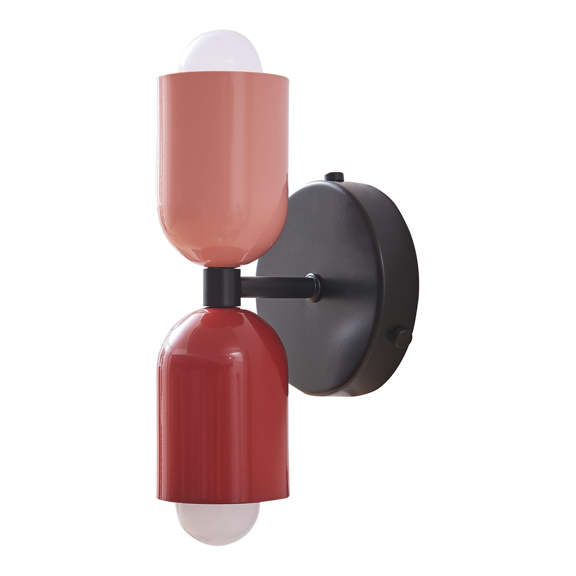 NÁSTĚNNÉ SVÍTIDLO Trorlos - růžová/červená, kov (12/22/12cm) - lux.pro