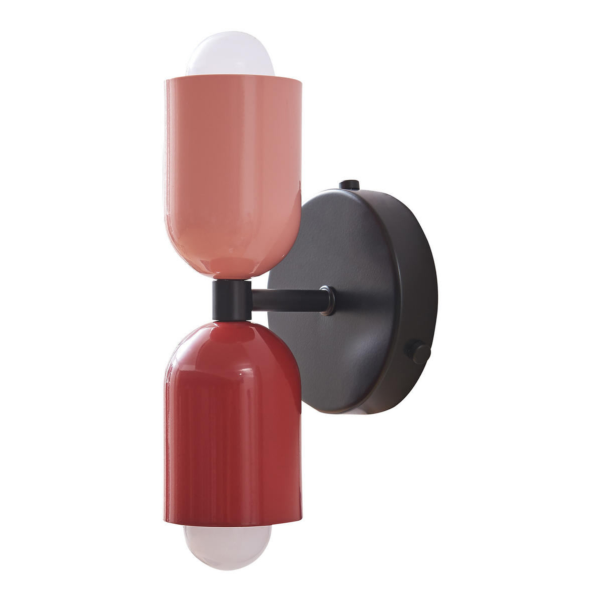 NÁSTĚNNÉ SVÍTIDLO Trorlos - růžová/červená, kov (12/22/12cm) - lux.pro