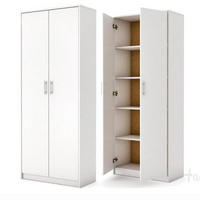 KLEIDERSCHRANK R003 weiss - Weiß, Holzwerkstoff (74/180/35cm) - roe furniture