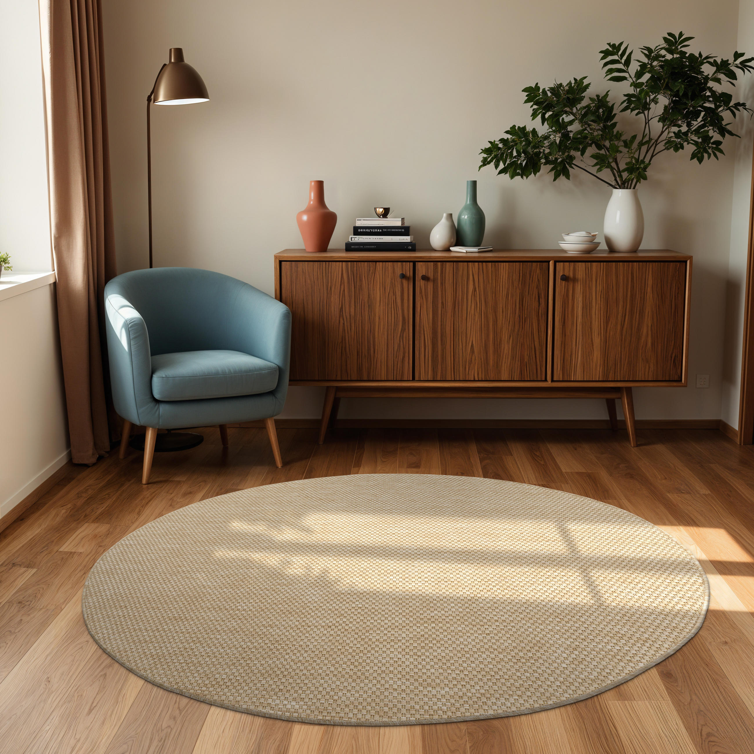 OUTDOORTEPPICH 200/200 cm Venedig 165 - Naturfarben, Textil (200/200cm) - Paco Home