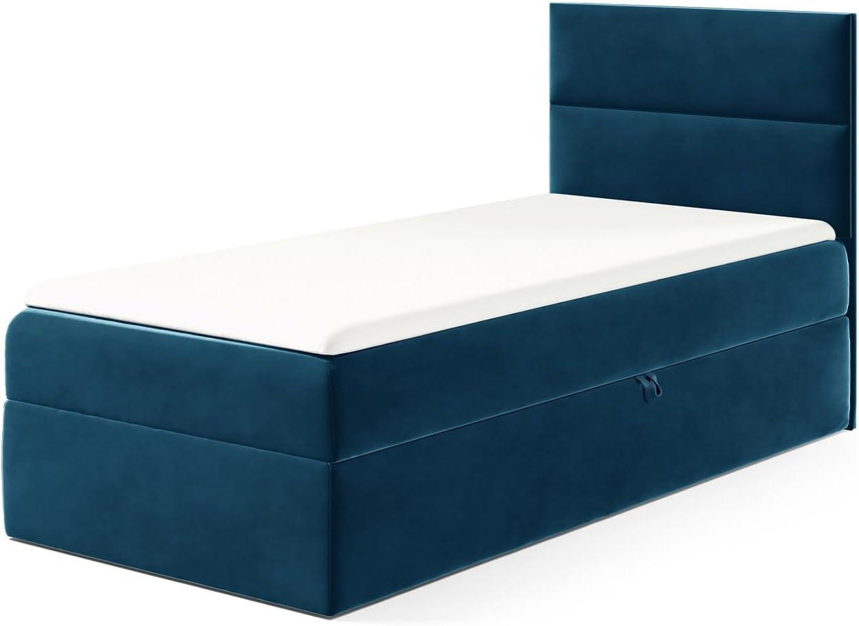 Meblini Kinderbett Dunkelblau 104x208 cm