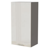 HÄNGESCHRANK Brerra W4/50 Grau / RAL 9001 creme Hochglanz 50 / 32,5 / 96cm - Creme/Grau, Holz/Holzwerkstoff (50/96/32.5cm) - Feldmann-Wohnen