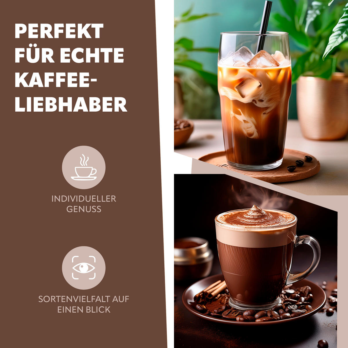 KAPSELSTÄNDER, für Nespresso, verchromt - Chromfarben, Metall (16/20.5/9.5cm) - bremermann