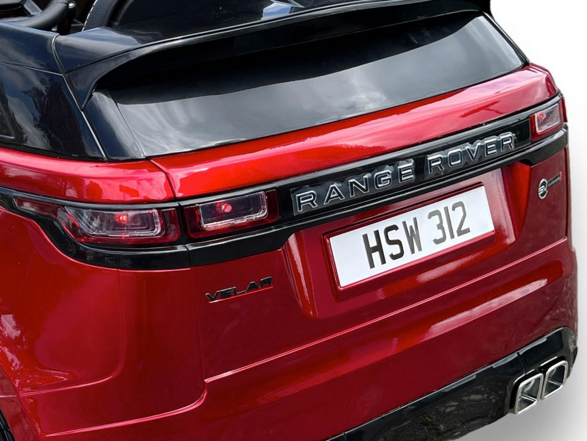 KINDER ELEKTROAUTO Range Rover Velar Rot - Rot, Kunststoff (108/66/52cm) - TPFLiving