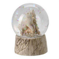 SCHNEEKUGEL Tier 4,5 cm - Beige, Kunststoff (4.5/6/4.5cm) - Home Styling Collection