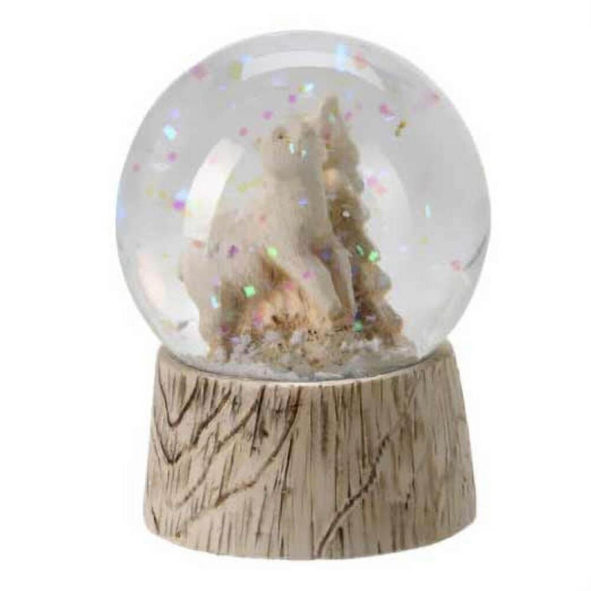 SCHNEEKUGEL Tier 4,5 cm - Beige, Kunststoff (4.5/6/4.5cm) - Home Styling Collection