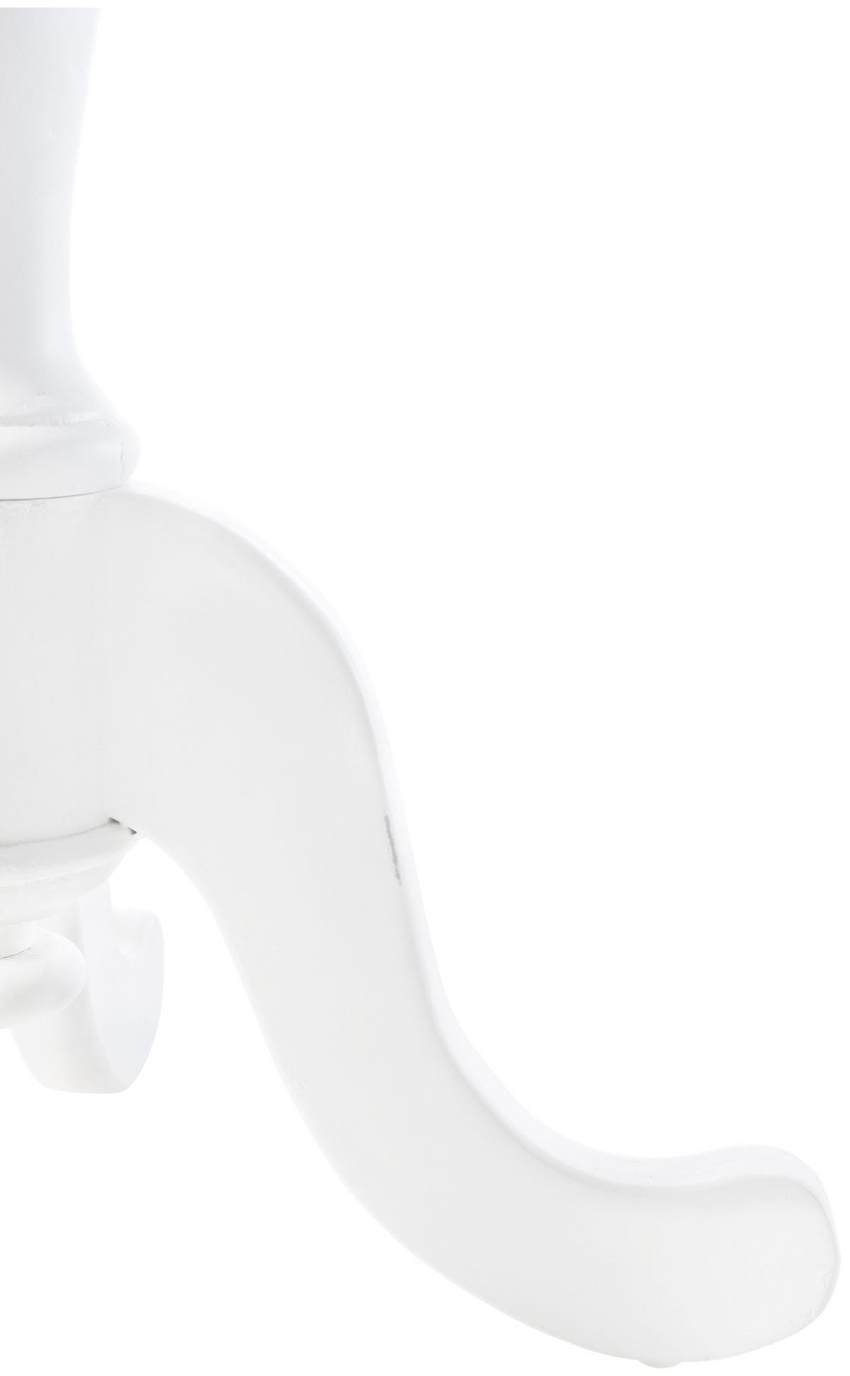 BEISTELLTISCH eckig 50/50/65 cm Holz natura/weiß - Eukalyptusholzfarben/Weiß, Holz (50/50/65cm) - CLP