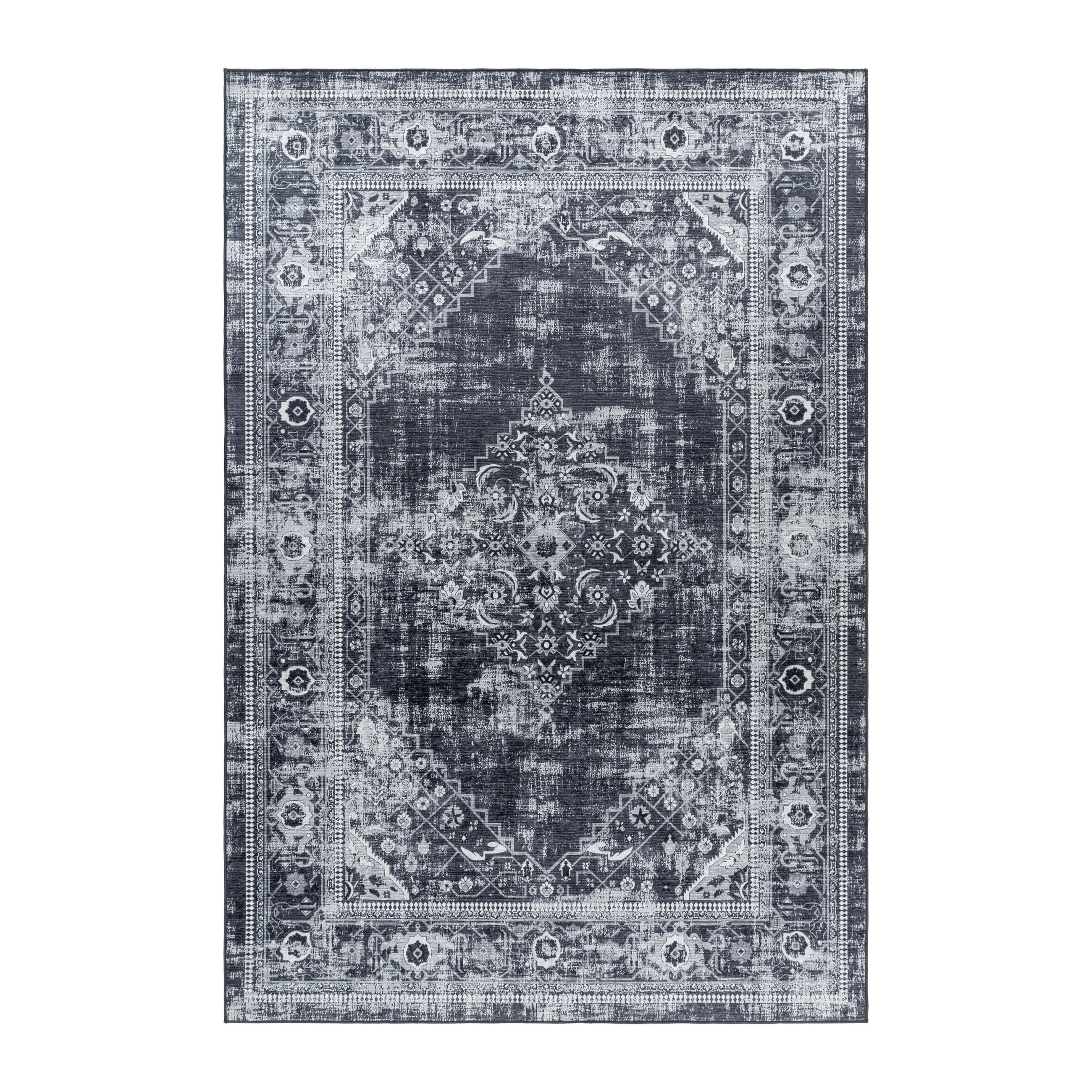 Kadima Design Teppich Schwarz 140x200 cm