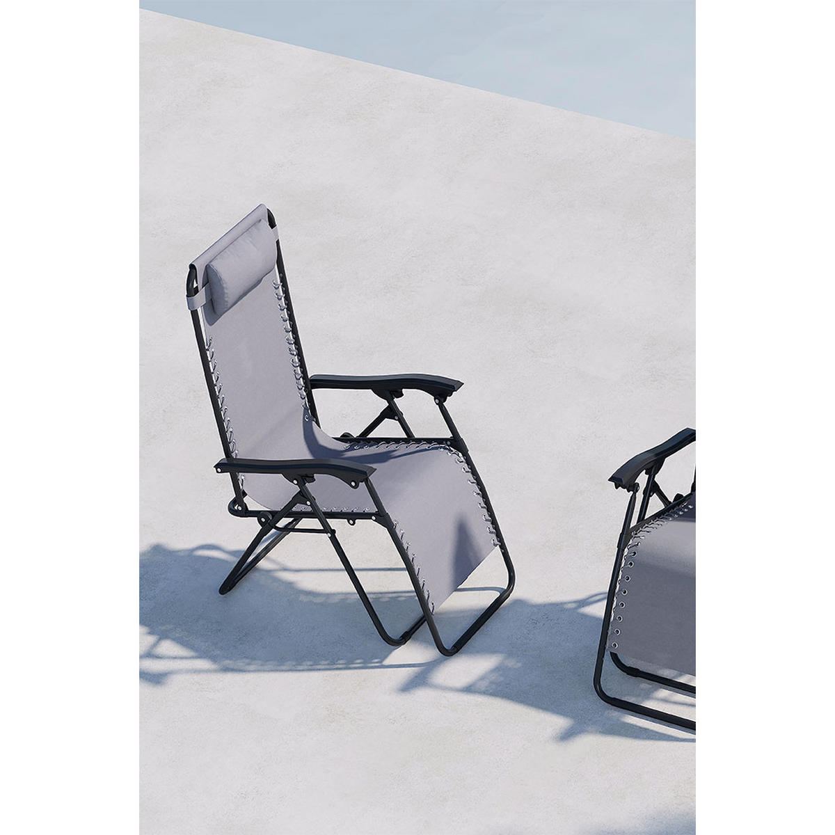 LIEGESTUHL, Vulcano, Stühle Grau, Stahl, 64 x 156 x 85 cm - Grau, Metall (64/85/156cm) - ebuy24