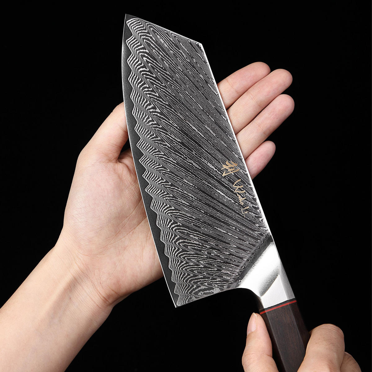 MESSER-SET 5-TEILIG 14–21 cm - Schwarz, Holz/Metall (1/1/1cm) - Wakoli