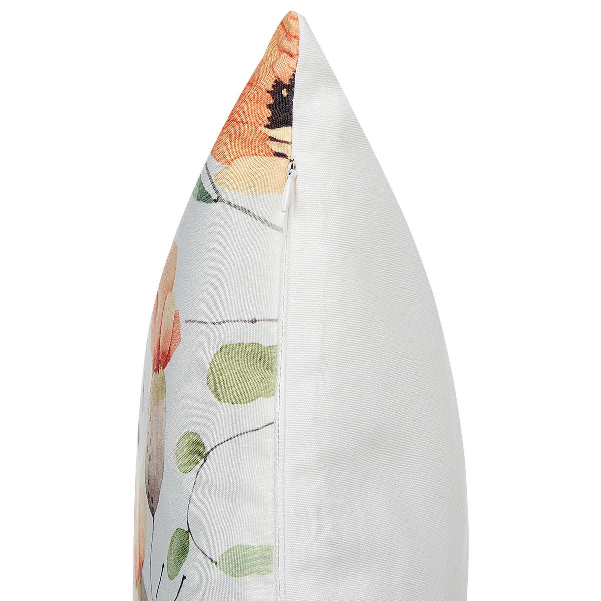 OUTDOOR-KISSEN 2er-Set Blumenmuster mehrfarbig 45/45 cm Monesi - Multicolor, Textil (45/45cm) - Beliani