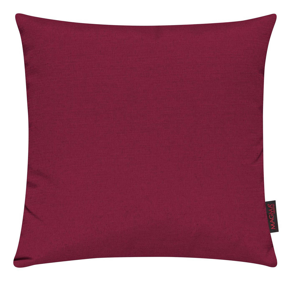 KISSENHÜLLE 2er Set Fino uni 50/50 cm - Rot, Textil (50/50cm) - Magma Heimtexx