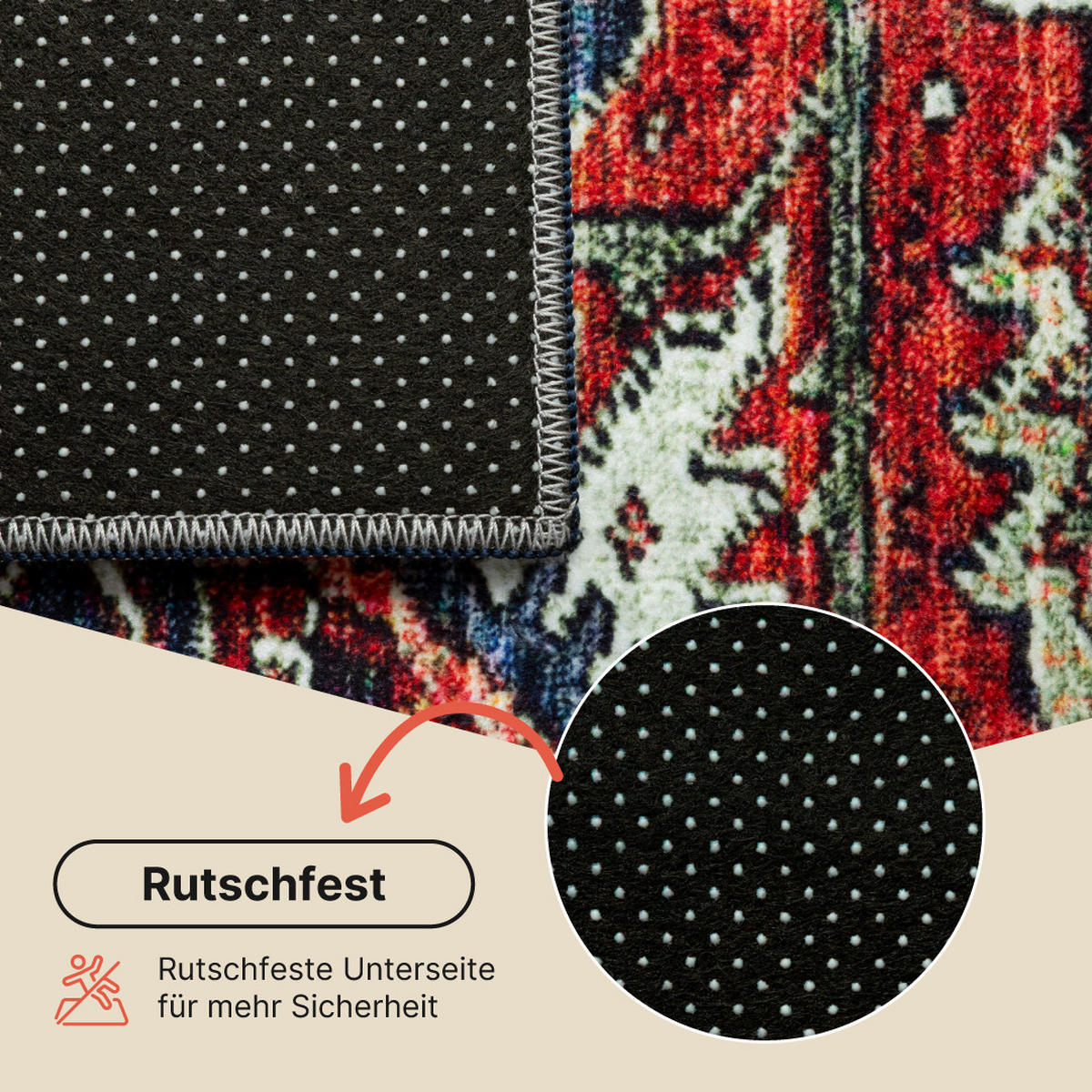 TEPPICH ISPAHAN Rot 200/300 cm - Rot, Textil (200/300cm) - Tapiso