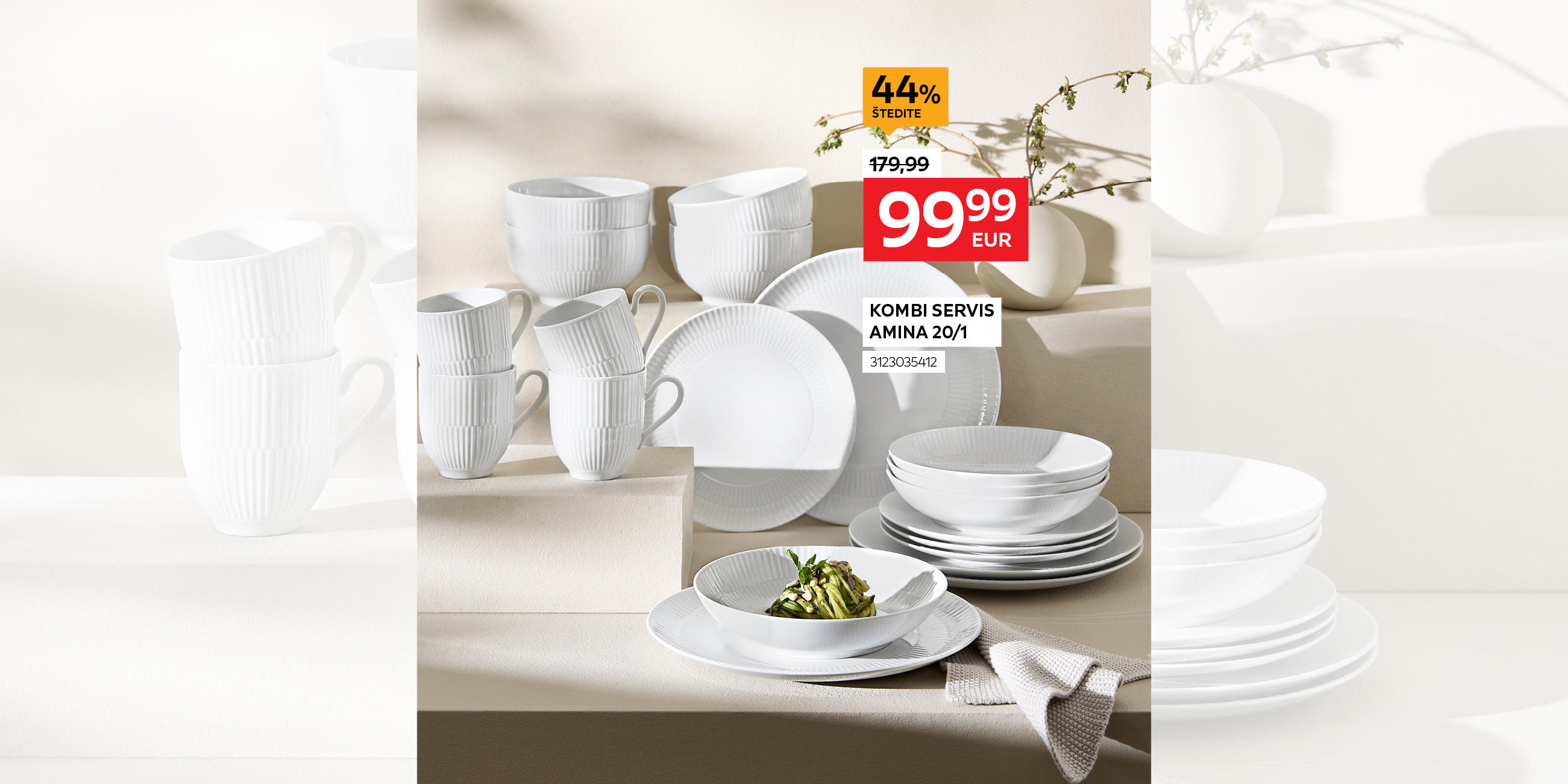 kombi servis Amina 3123035412 umjesto 179,99€ nova cijena 99,99€ štedite 44%