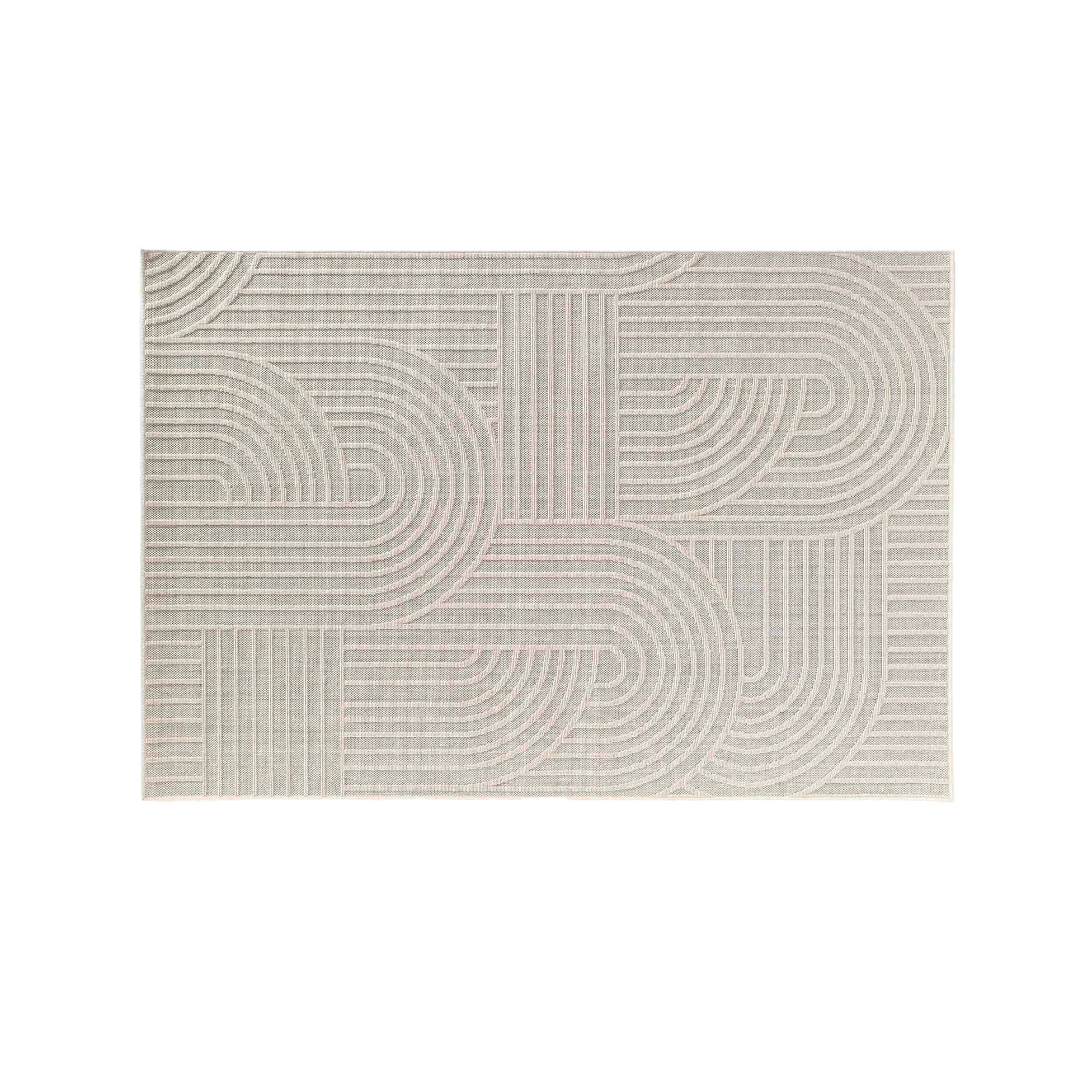 WOHNZIMMERTEPPICH Ezio geflochten - Beige, Kunststoff (230/160cm) - Douceur d´intérieur