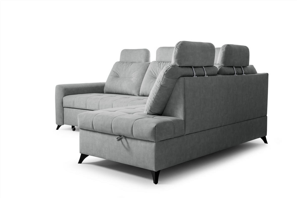 ECKSOFA Wendie - Grau, Holzwerkstoff/Textil (250/200cm) - Fun Möbel