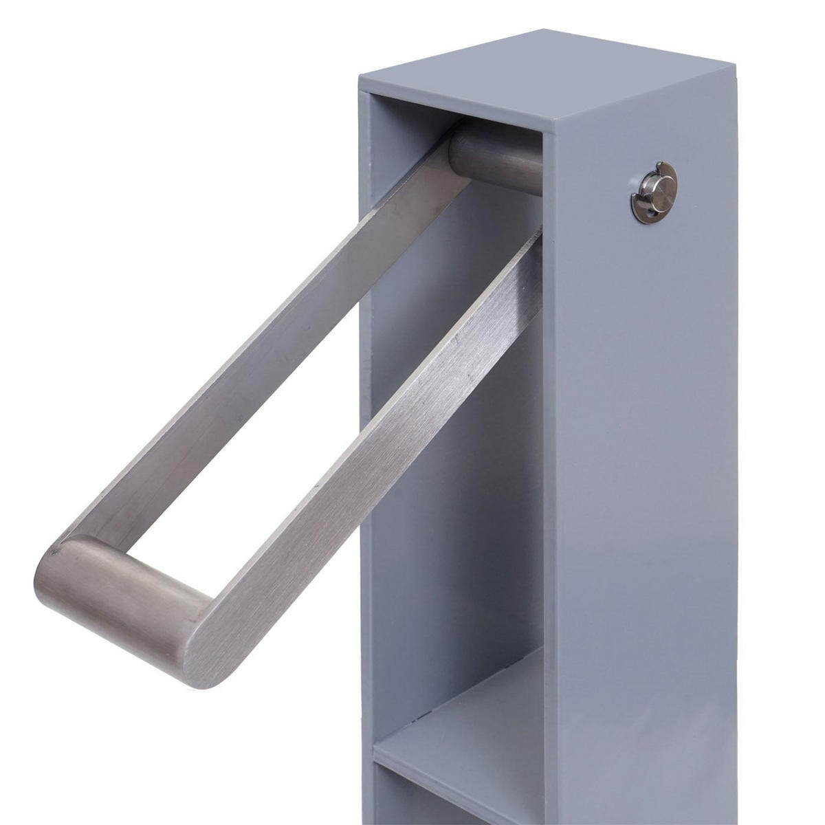 FAHRRADSTÄNDER 96x24x10cm Grau - Grau, Metall (24/96/10cm) - PROREGAL