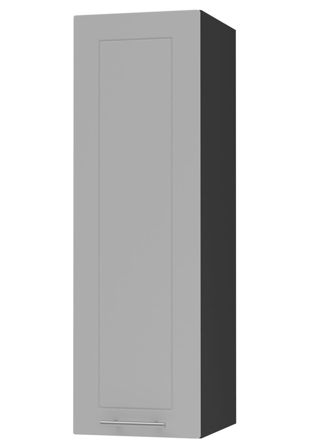 Feldmann-Wohnen Küchenhängeschrank Grau, Schwarz 20x96x32.5 cm