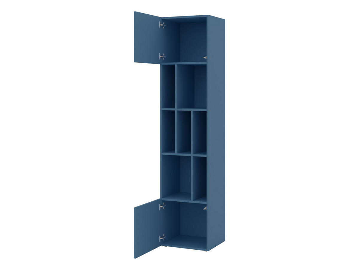 REGAL Lorin 2D LO04 - Blau, Holzwerkstoff (45/195/40cm) - MIRJAN24