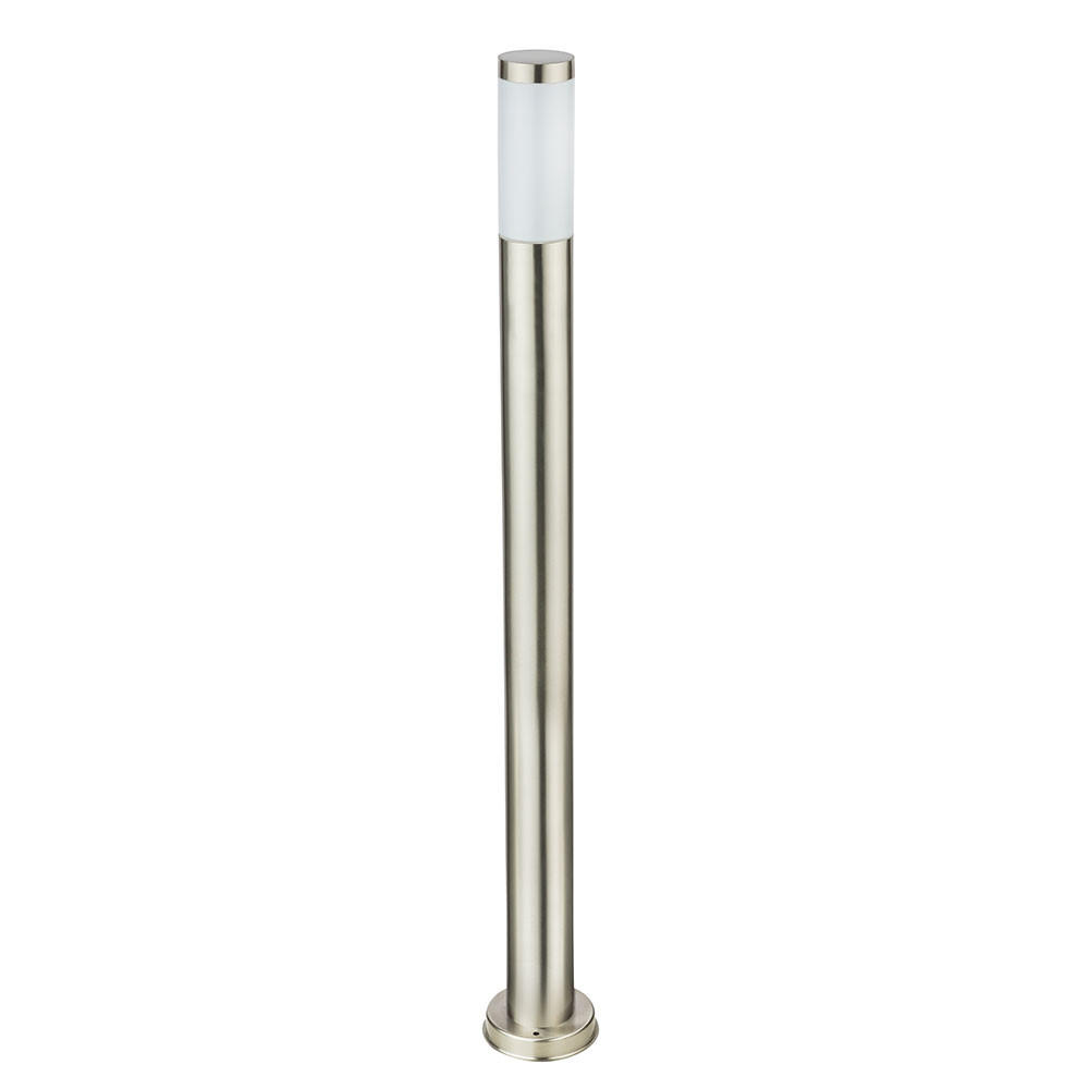 LED WEGELEUCHTE Silber Opal - Silberfarben, Metall (7.5/7.5/110cm)