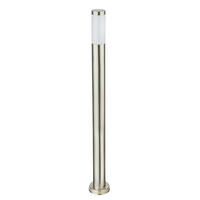 LED WEGELEUCHTE Edelstahl Silber - Silberfarben, Kunststoff/Metall (13/110/13cm)