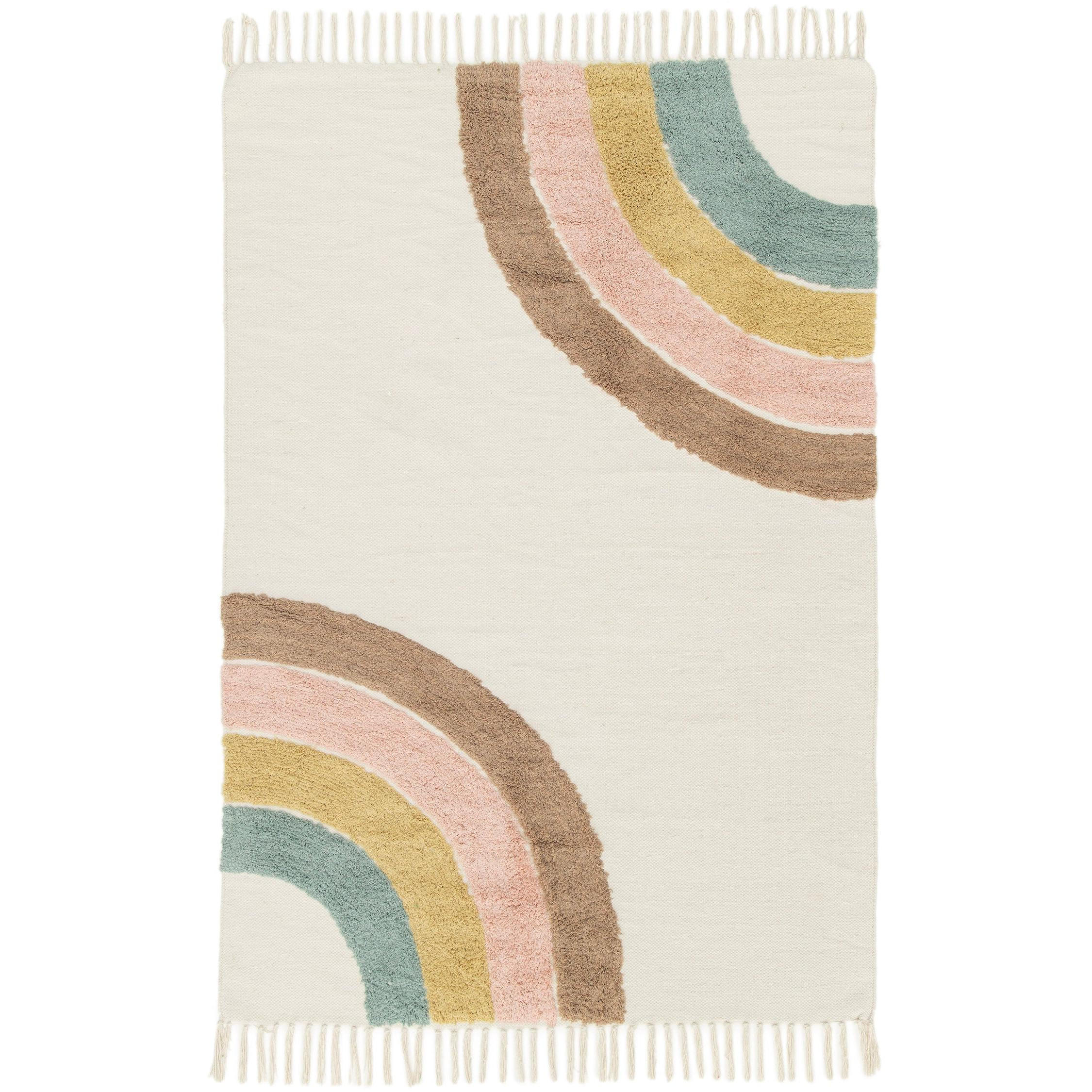 KINDERTEPPICH aus Baumwolle mehrfarbig - Multicolor, Naturmaterialien (120/170cm) - AFK Living