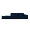 SOFA Jodie aus Samt königsblau 3 Sitzplätze - Blau, Textil (262/70/102cm) - Micadoni