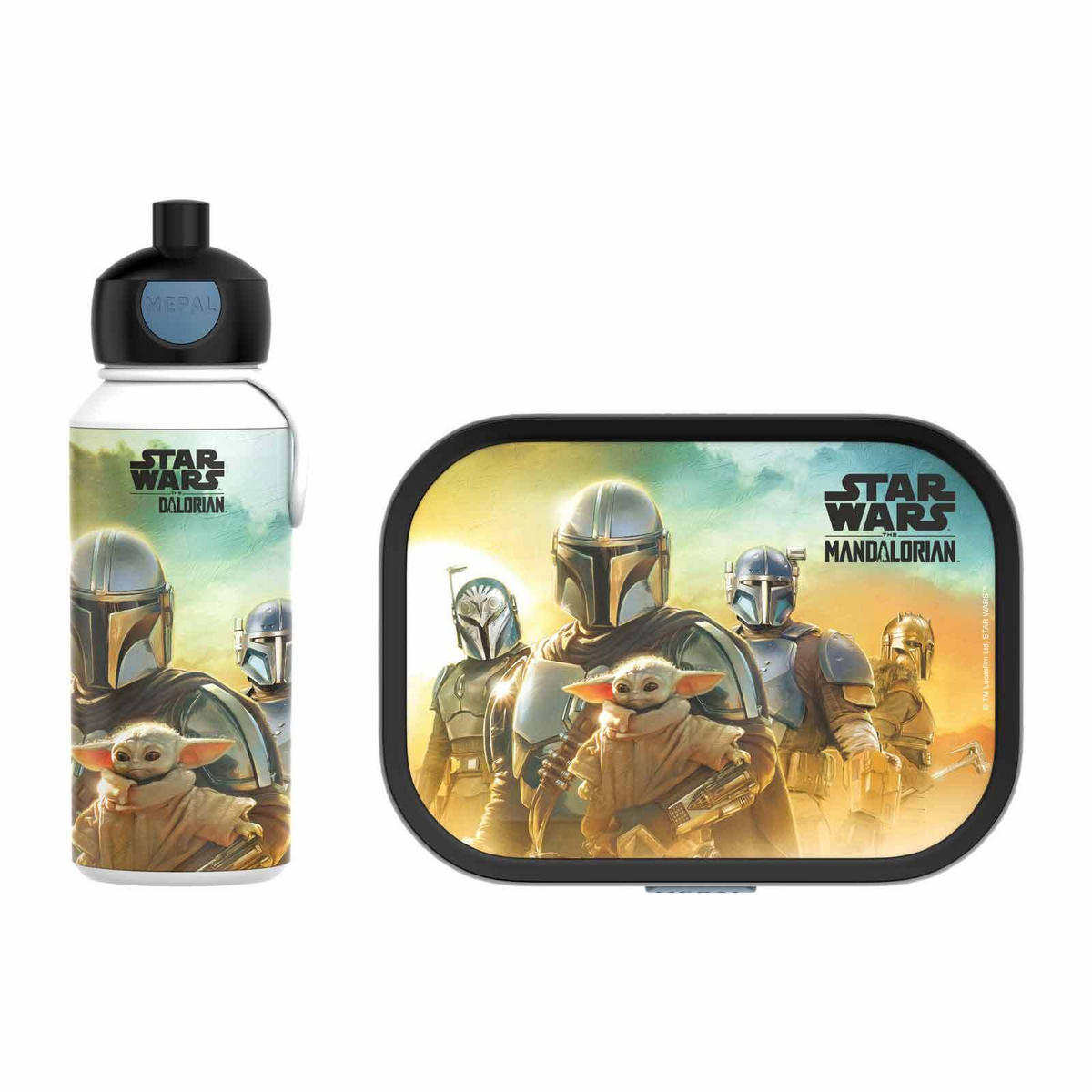 LUNCHSET STAR WARS Campus bunt 2er Set - Multicolor, Kunststoff (1/1/1cm) - Mepal