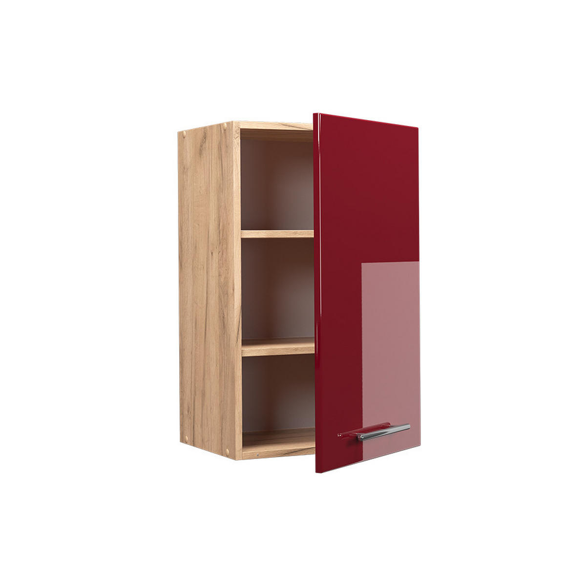 HÄNGESCHRANK Fame-Line Bordeaux Hochglanz 45 cm - Honigeiche/Bordeaux, Holzwerkstoff (45/72/34.1cm) - Vicco