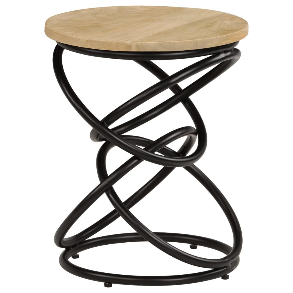 BEISTELLTISCH Mango Massivholz 40x50 cm - Braun, Holz (40/40/50cm) - furnicato