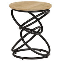 BEISTELLTISCH Mango Massivholz 40x50 cm - Braun, Holz (40/40/50cm) - furnicato