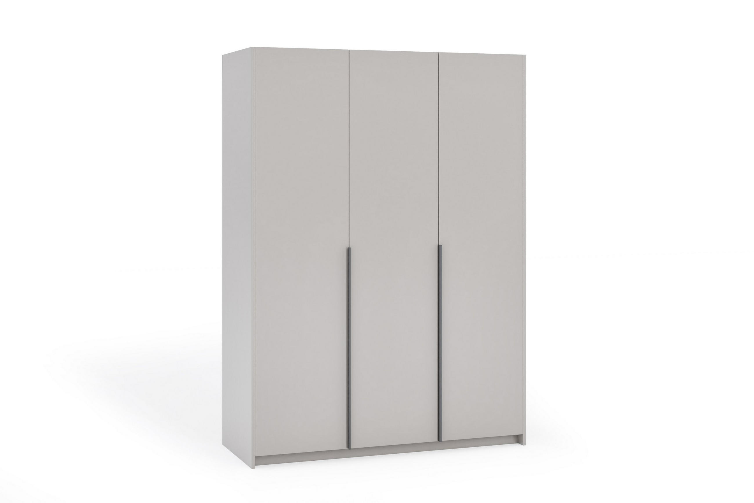 DREHTÜRENSCHRANK AMARA 148/204/58cm 3-türig Kaschmir - Kaschmir, Holzwerkstoff (148/204/58cm) - MASSENO