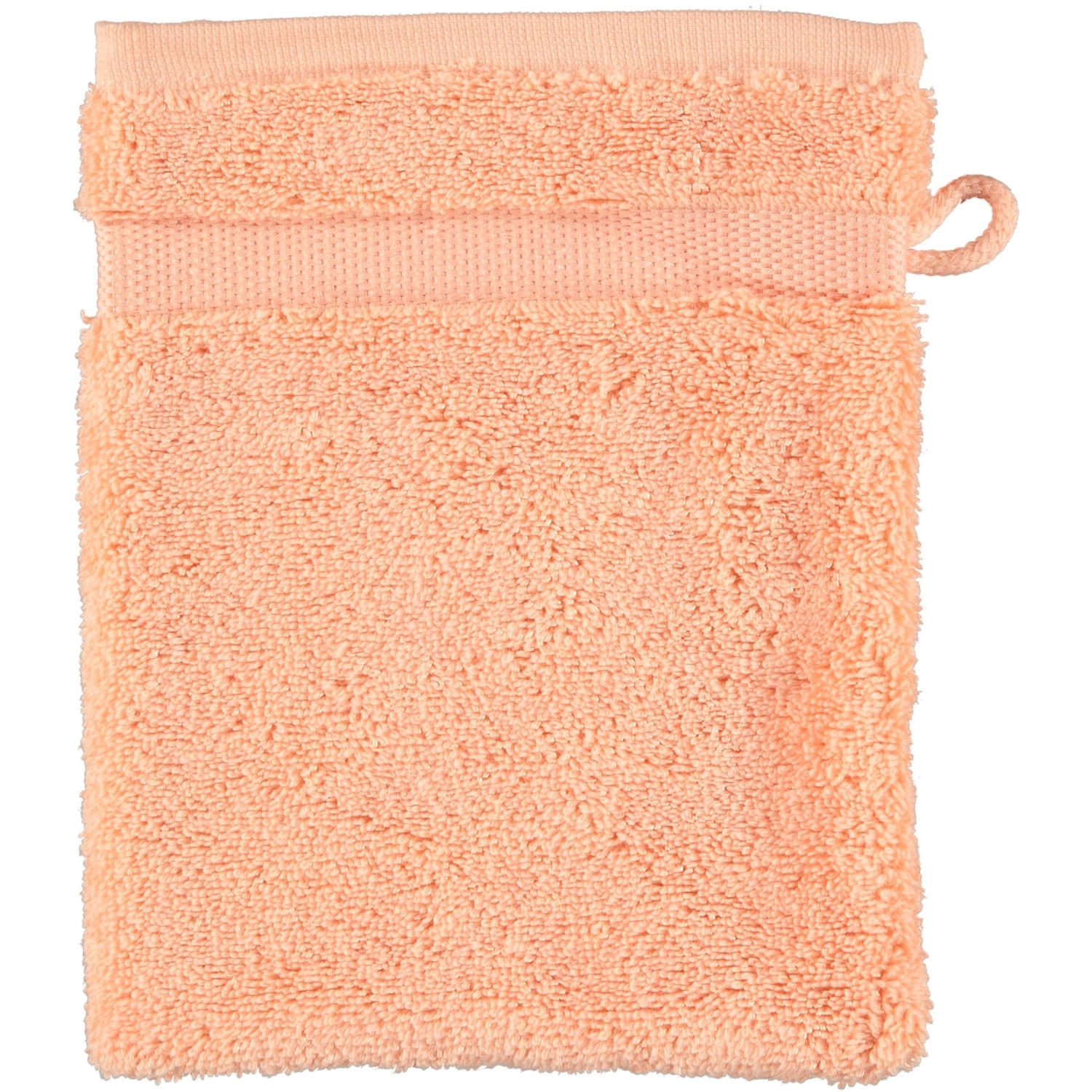 Rhomtuft Waschlappen Orange 16x22 cm