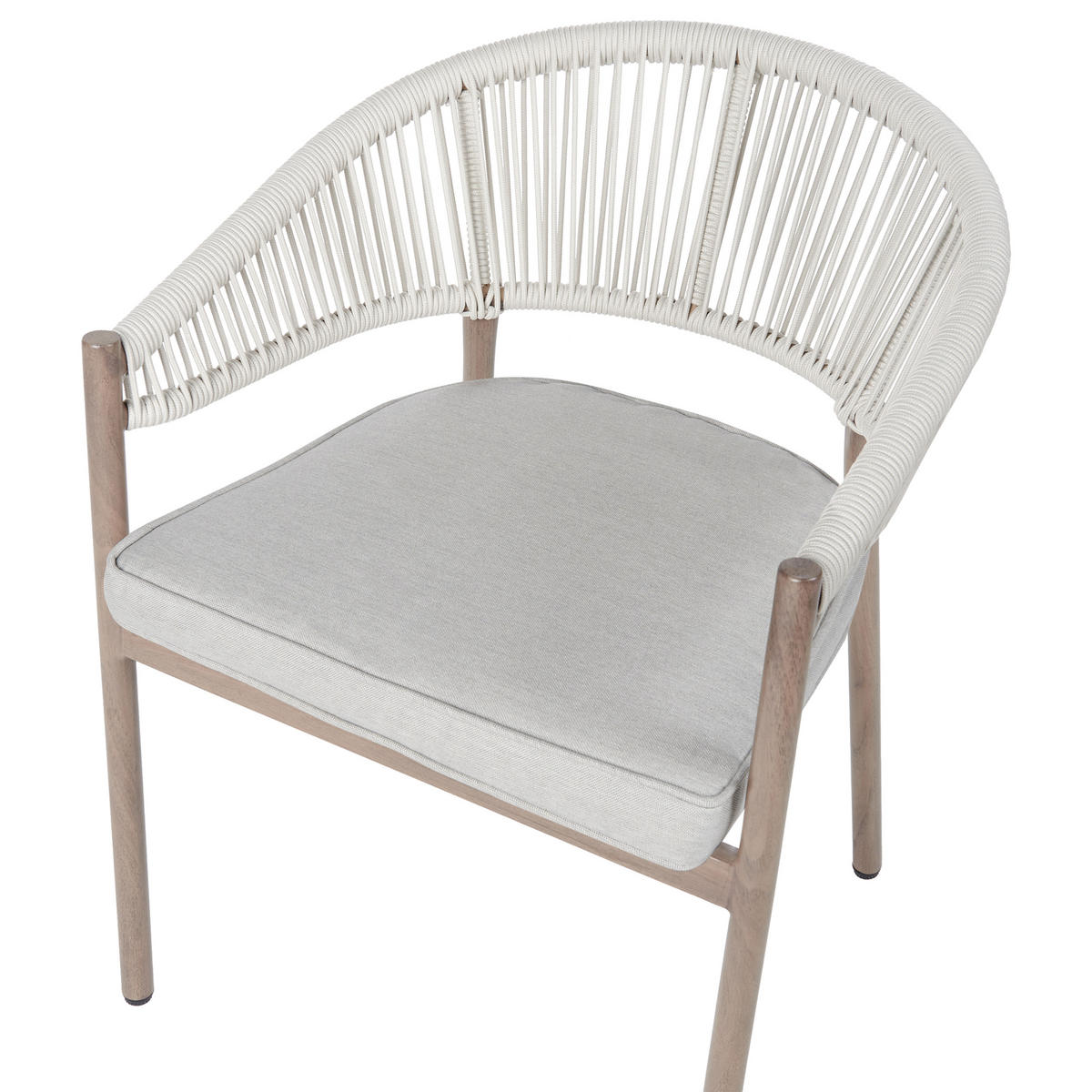 ŽIDLE Tmavší Odstín dřeva Flavia - tmavě hnědá/béžová, kov (58/77/62cm) - Beliani