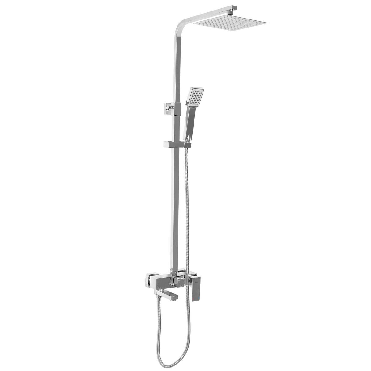 DUSCHGARNITUR Rea Navaro - Chromfarben, Metall (20/119.5/45cm) - REA