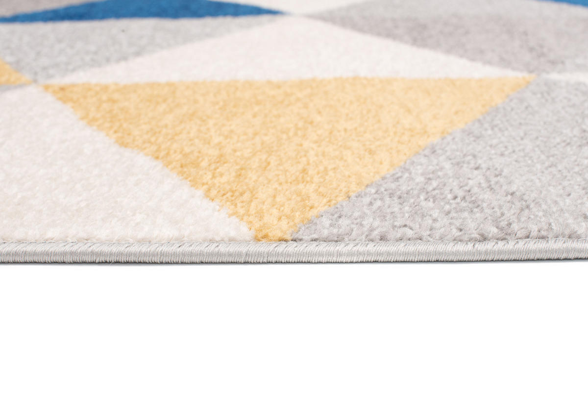 TEPPICH LAZUR Blau 120/170 cm - Multicolor/Dunkelblau, Kunststoff (120/170cm) - Tapiso