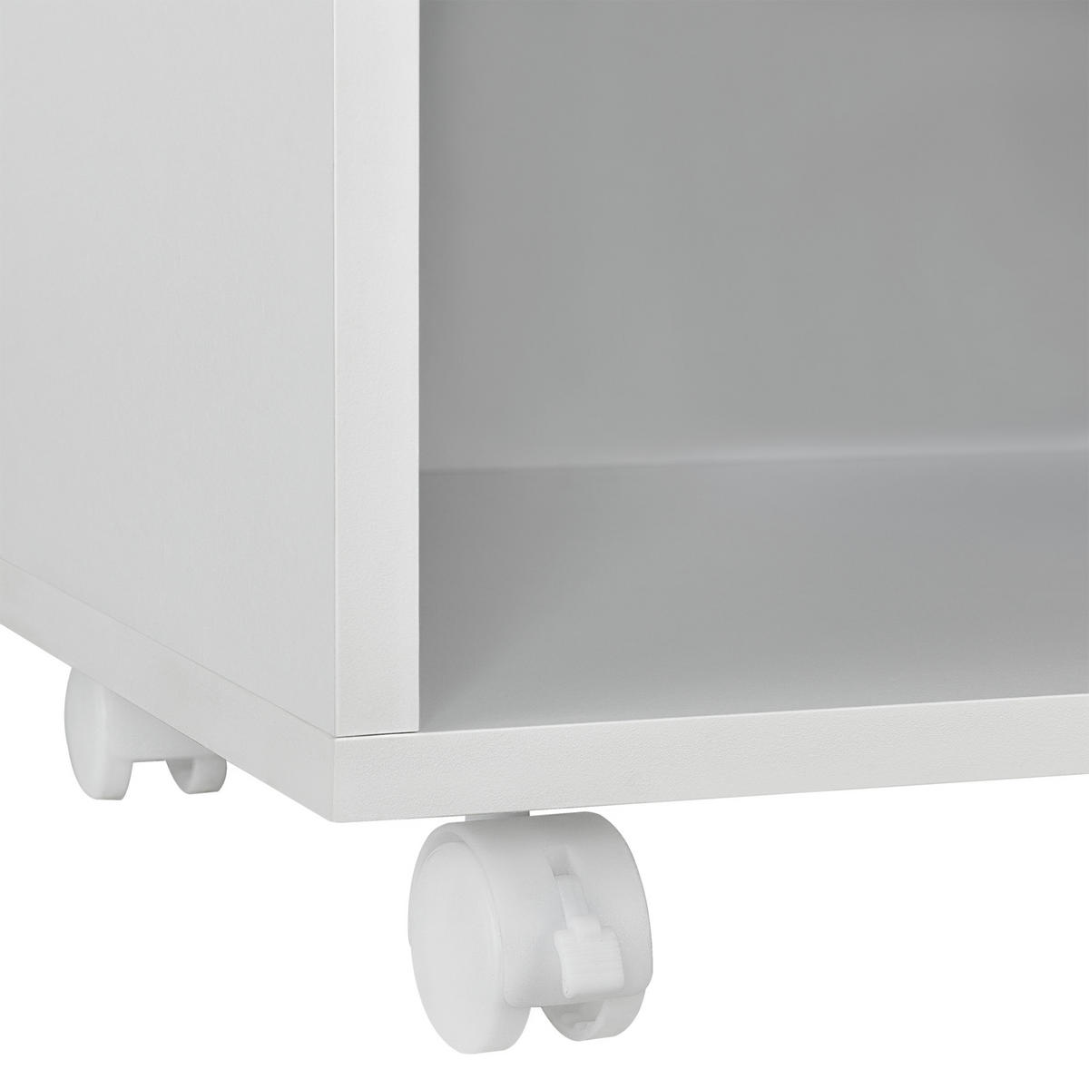LOWBOARD Gränne - Weiß, Holzwerkstoff/Kunststoff (90/40.5/35cm) - [en.casa]