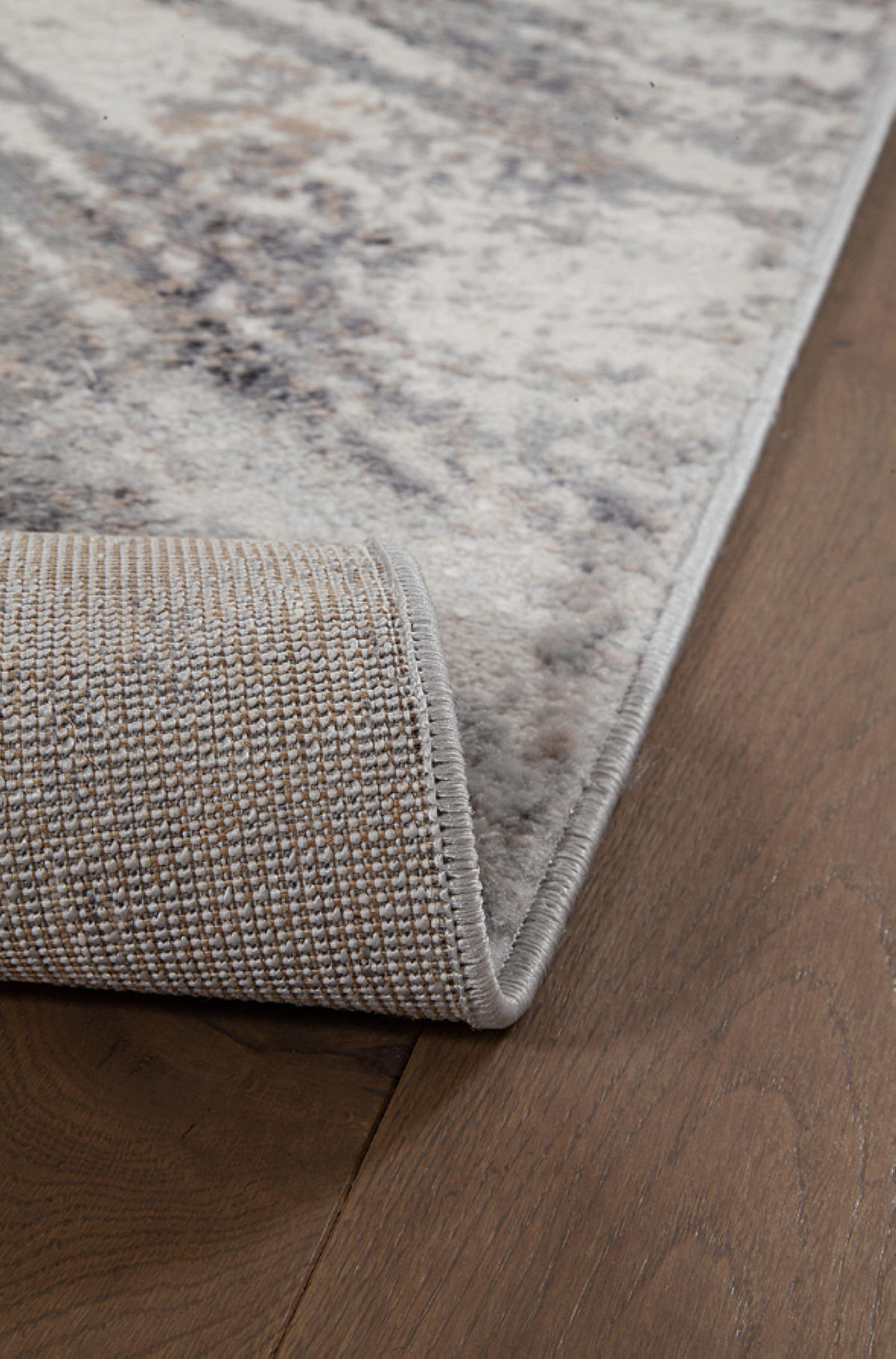 TEPPICH modern Flachgewebe FUJI Grau 160 x 230 cm - Grau, Textil (160/230cm) - Novatrend