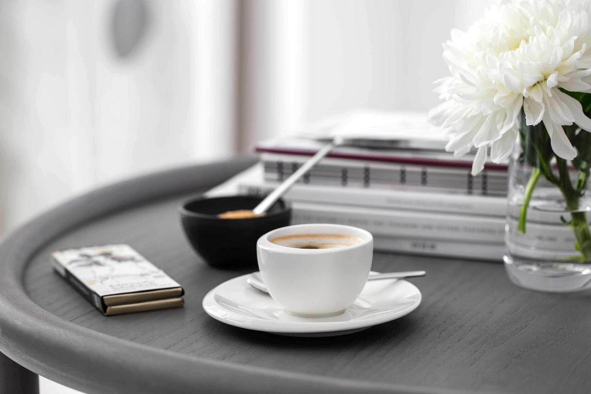 MOKKA-/ ESPRESSOTASSE NewMoon weiß 100 ml 6er Set - Weiß, Keramik (0.1L) - Villeroy & Boch