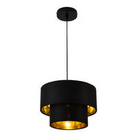 HÄNGELEUCHTE Lopar - Schwarz, Metall (30/30/149cm) - lux.pro