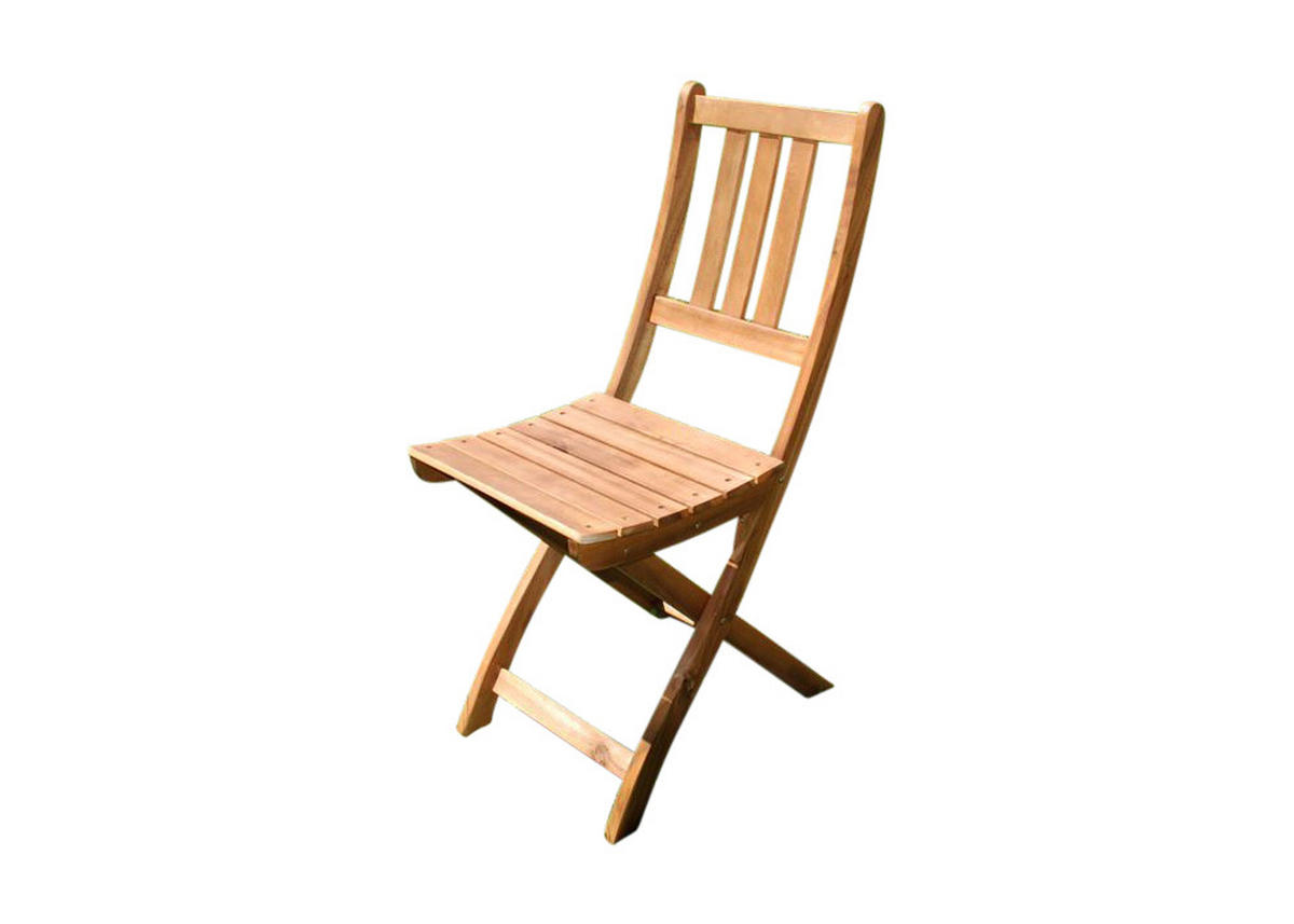GARTENSTUHL BLOOM - Beige, Holz (36/85/30cm) - SAM