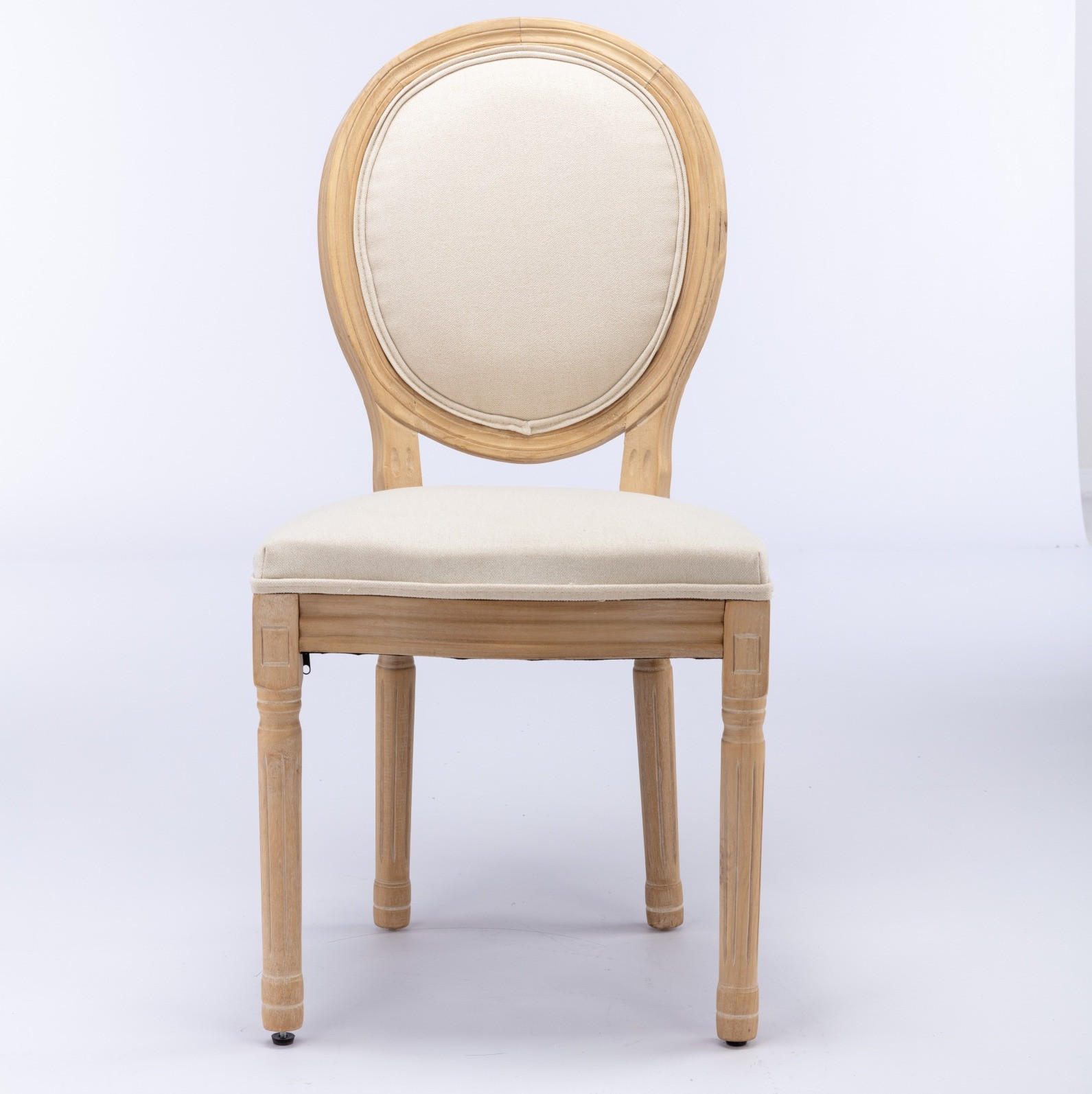 ESSZIMMERSTUHL im französischen Stil 2er-Set Massivholz Beige - Beige, Holz (49/95/59.5cm) - Meubliv