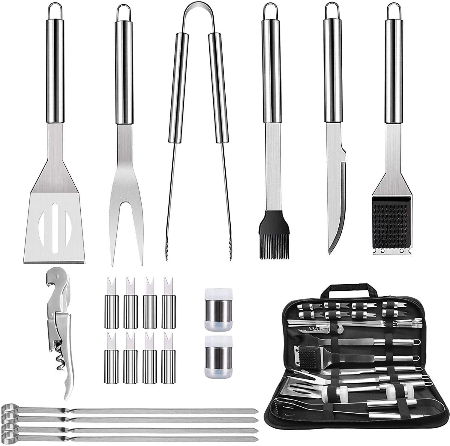 GRILLBESTECK 22-teiliges Set - Multicolor, Metall (43.5cm)