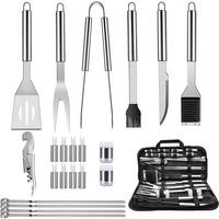 GRILLBESTECK 22-teiliges Set - Multicolor, Metall (43.5cm)