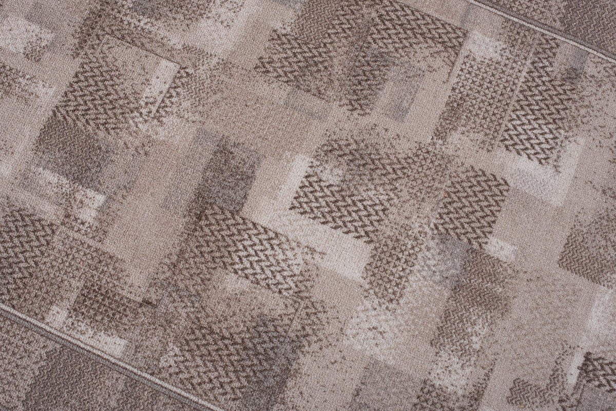 TEPPICHLÄUFER Anti-Rutsch Beige rutschfest Gummiunterlage 67/900 cm - Beige, Textil (67/900cm) - Tapiso