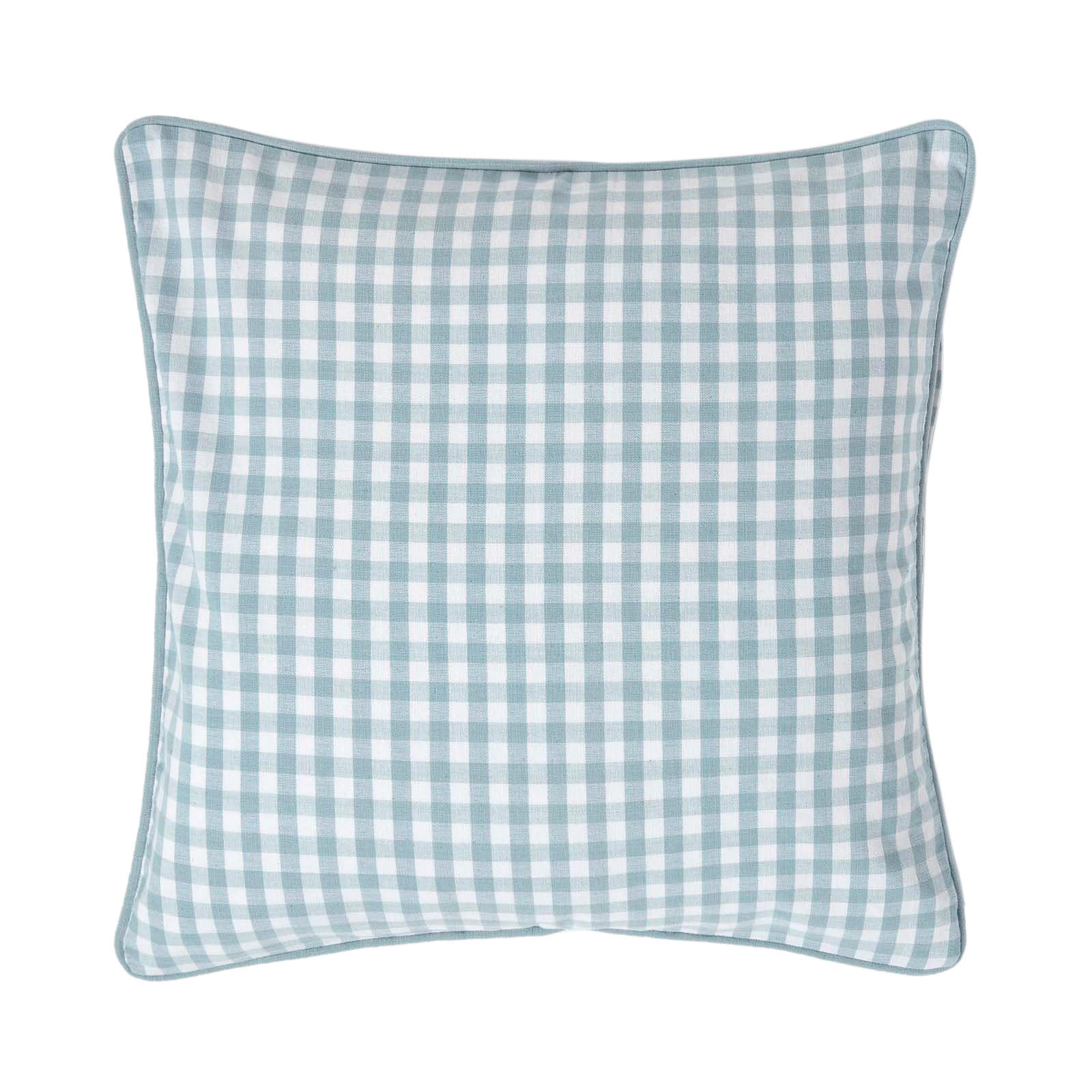 KISSENHÜLLE Vichy-Karo 45/45 cm, 100% Baumwolle - Blau, Textil (45/45cm) - Homescapes