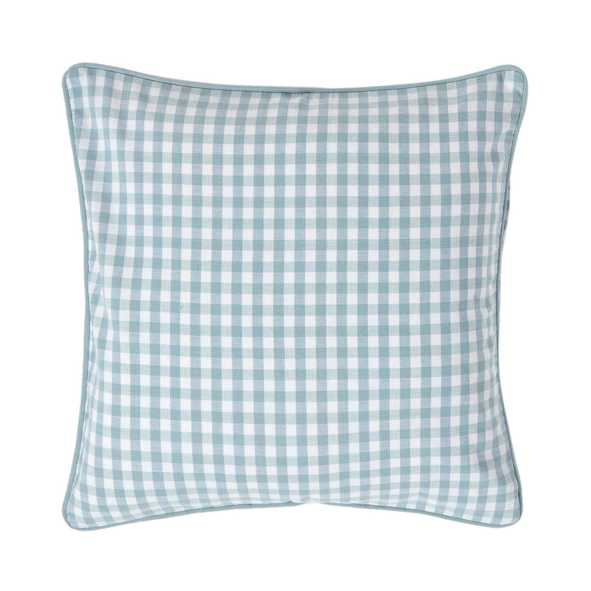 KISSENHÜLLE Vichy-Karo 45/45 cm, 100% Baumwolle - Blau, Textil (45/45cm) - Homescapes