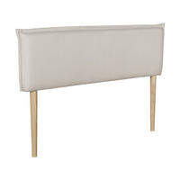 KOPFTEIL UND LATTENROSTSCHUTZ jessica beige - Beige, Naturmaterialien (7/105/165cm) - Habitat Garten