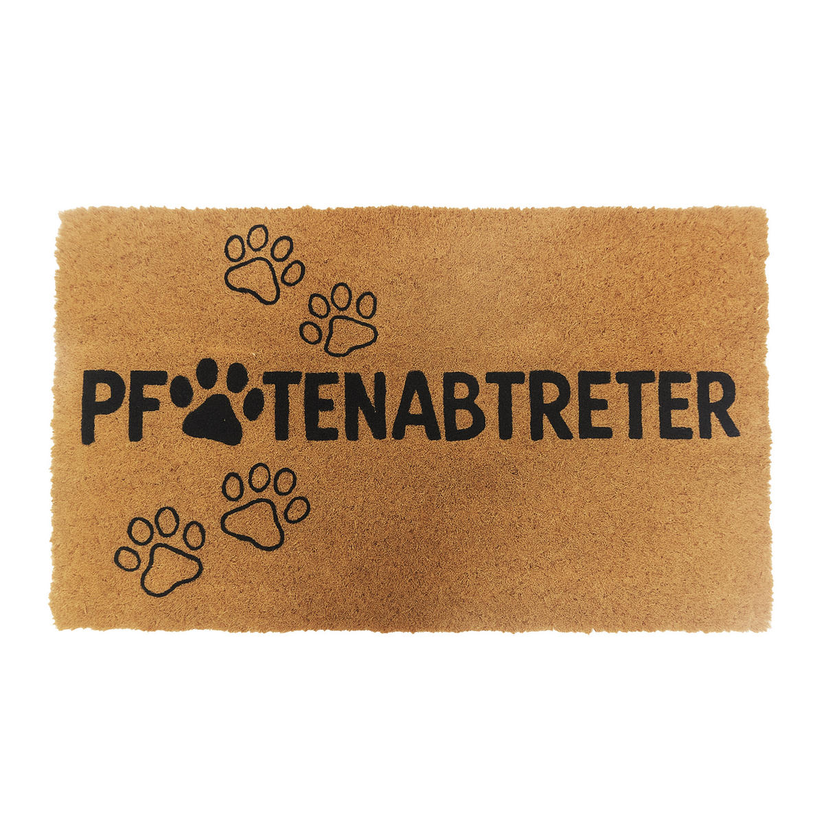 ROHOŽ - svetlohnedá, textil/plast (60/40cm) - Relaxdays